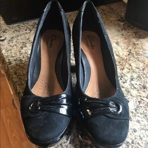 Clark’s Artisan heels size 7 Black